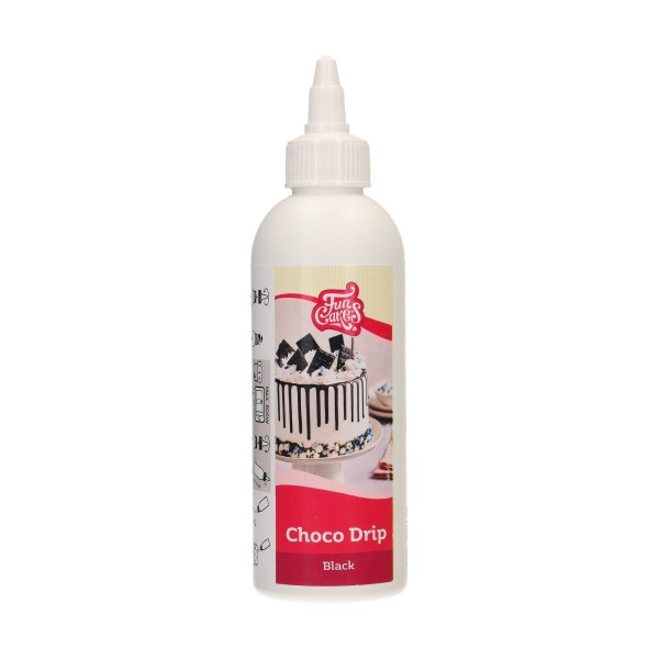 FunCakes Choco Drip Schwarz 180 g