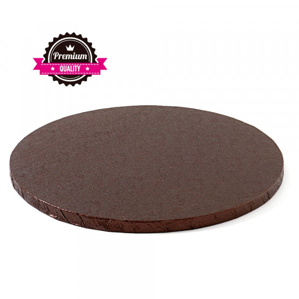 RUNDE TORTENPLATTE BRAUN Ø 35 X H 1,2 CM