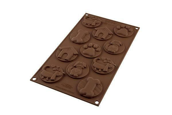 Silikomart Schokoladen-Mould Hunde