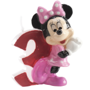 MINNIE MOUSE BIRTHDAY CANDLE | Nº 3 | 6,5CM