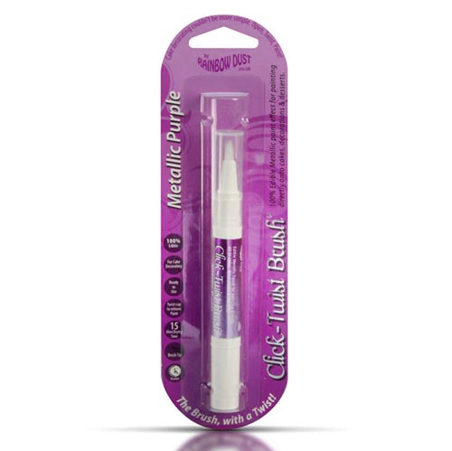 Click-Twist Brush Metallic Purple