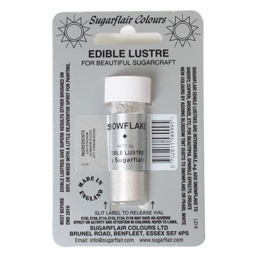Glanz-Puderfarbe Snowflake