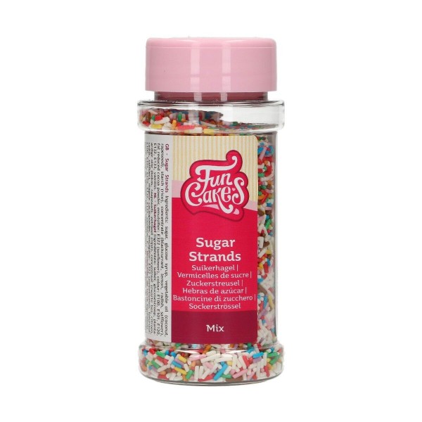 FunCakes Sugar Strands -Colour Mix- 80g