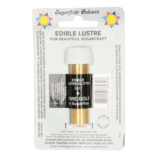 Glanzpuderfarbe/Glitter Pure Gold