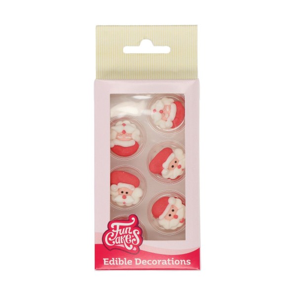 FunCakes Zuckerdekorationen Santa Claus 12 St.