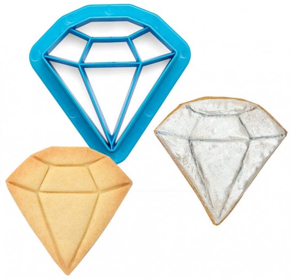 Ausstecher Diamant mit Prägung