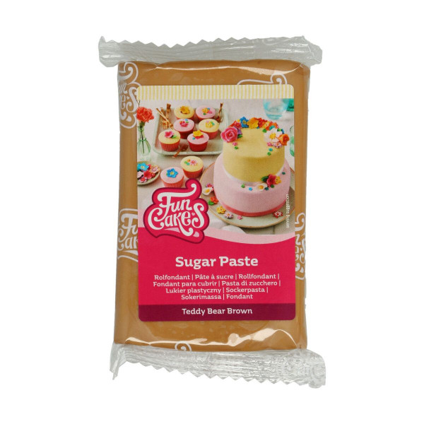 FunCakes Fondant teddybär braun 250 g