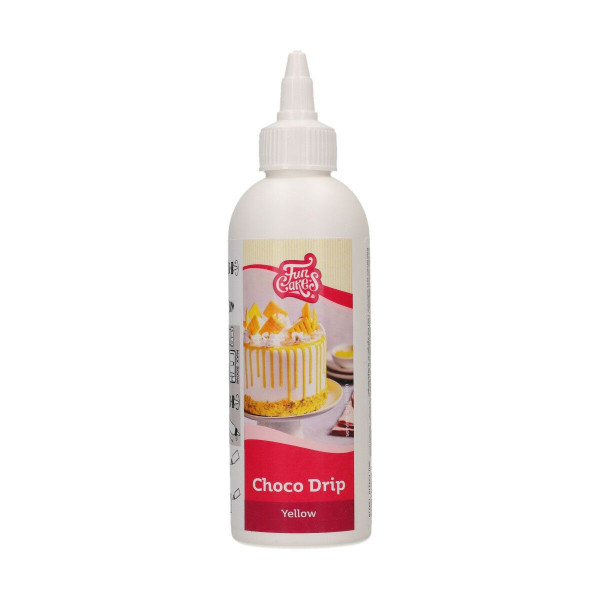 FunCakes Choco Drip Gelb 180g