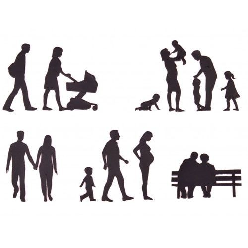 Patchworkcutter Family Silhouette Set