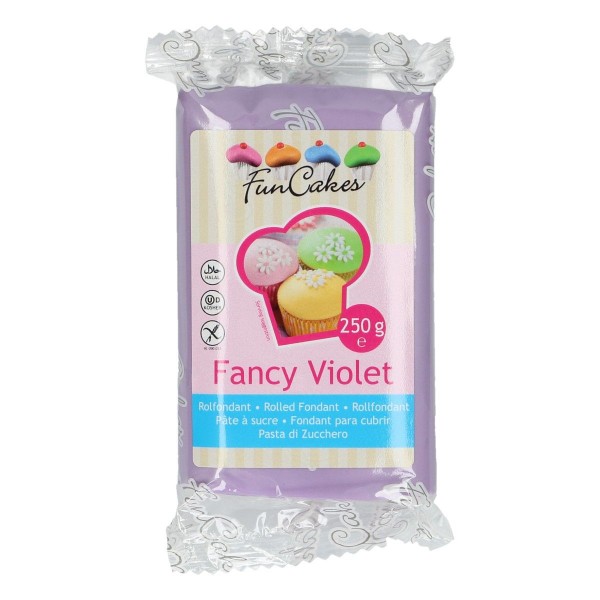 FunCakes Fondant Fancy Violet 250 g
