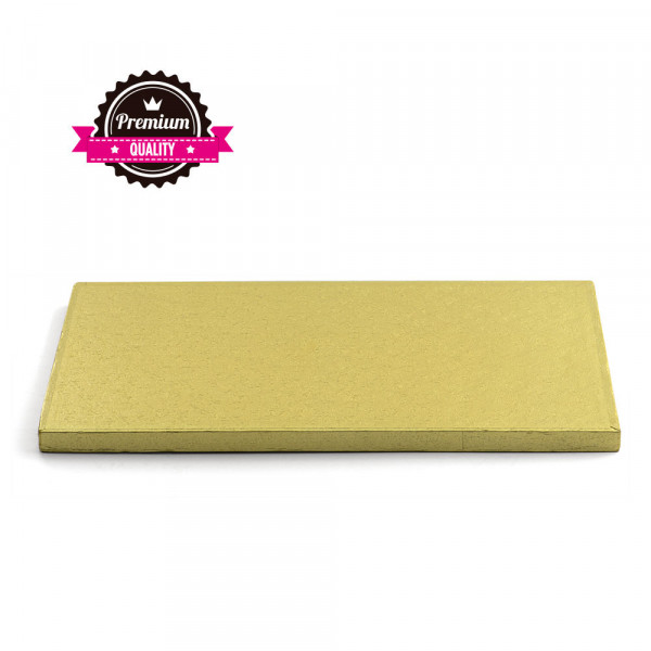 TORTENPLATTE Gold 40X30cm 1,2cm