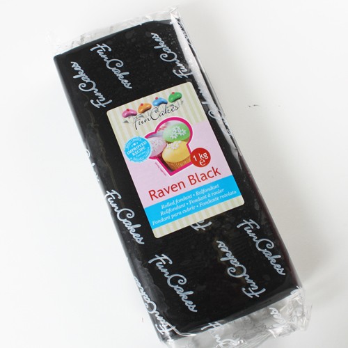 FunCakes Fondant schwarz 1 kg