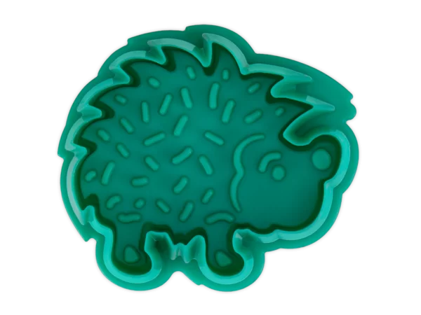 Präge-Ausstecher mit Auswerfer - Igel - mit Prägung und Auswerfer