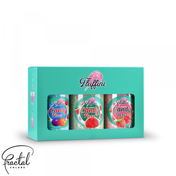 Fluffini 3er Pack Kaugummi/Melone/Erdbeere