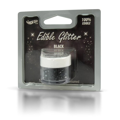 RD Edible Glitter -Black-
