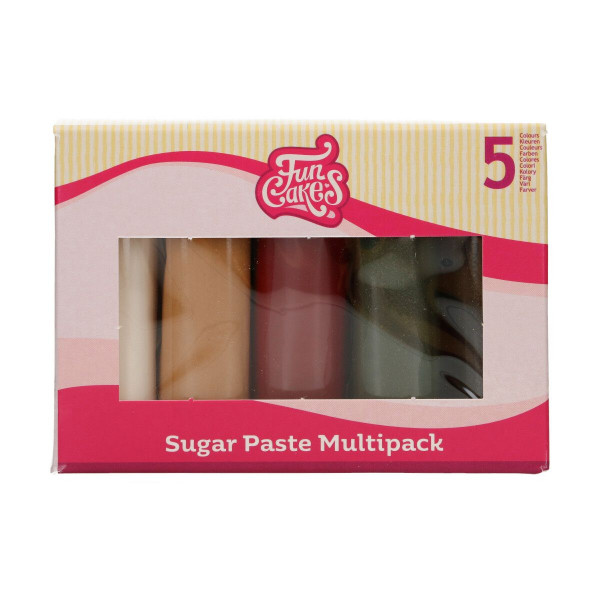 FunCakes Rollfondant Multipack Sparkling Palette 5x100g