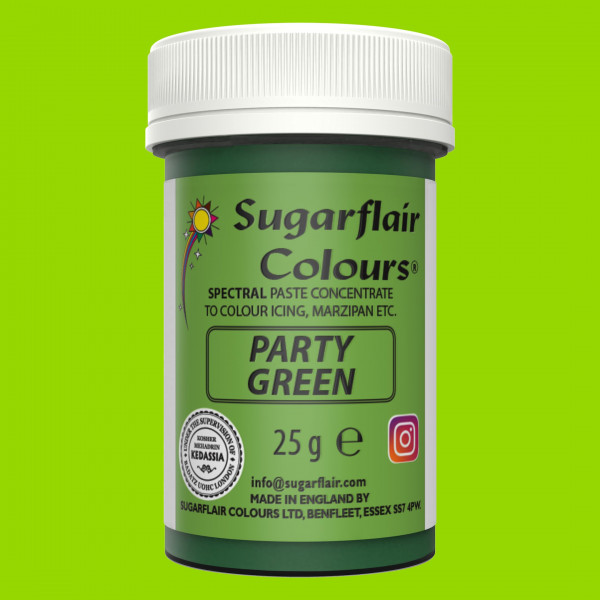 Sugarflair Speisefarben-Paste hellgrün - party green