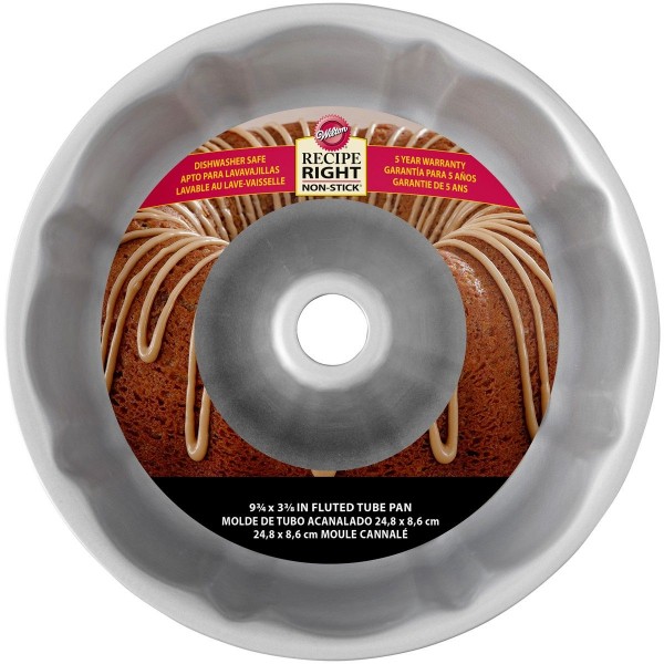 Wilton Recipe Right® Fluted Tube Pan Napfkuchen Guglhupf 24cm
