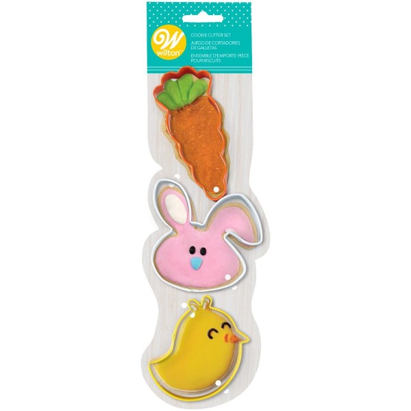 Ausstecher-Set Ostern, 3-tlg. Metall