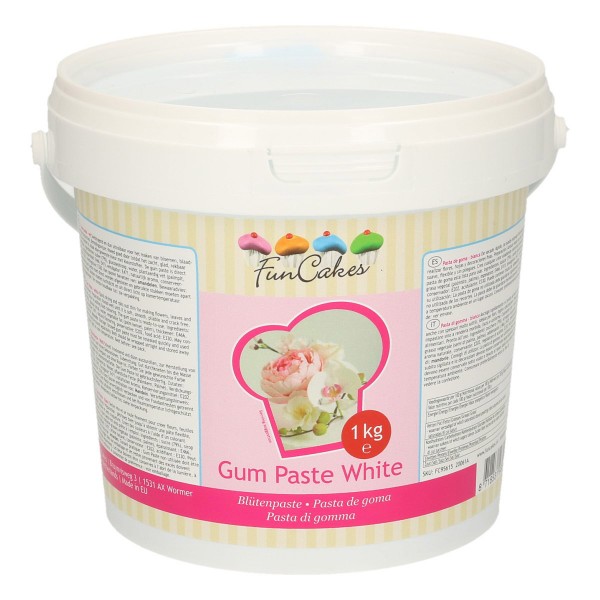 Blütenpaste / Gum Paste weiß 1 kg