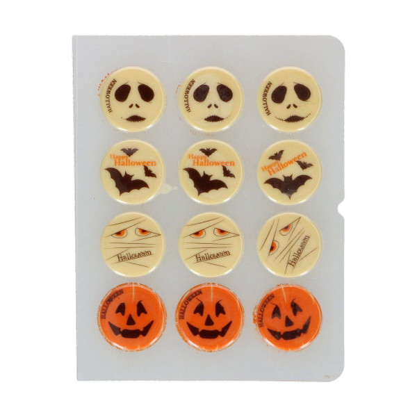 FunCakes Chocolate Decorations Halloween Ø3,8Cm set/12