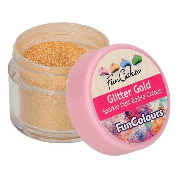 FunColours Glanzpuderfarbe - Glitter Gold