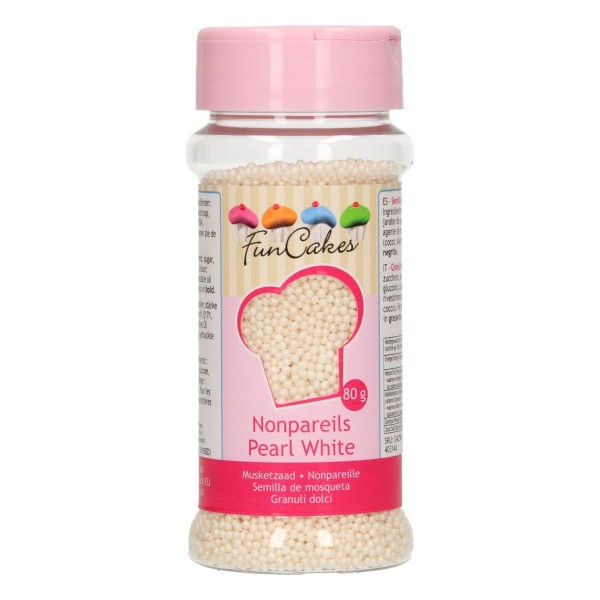 FunCakes Nonpareilles perlmutt- 80 g