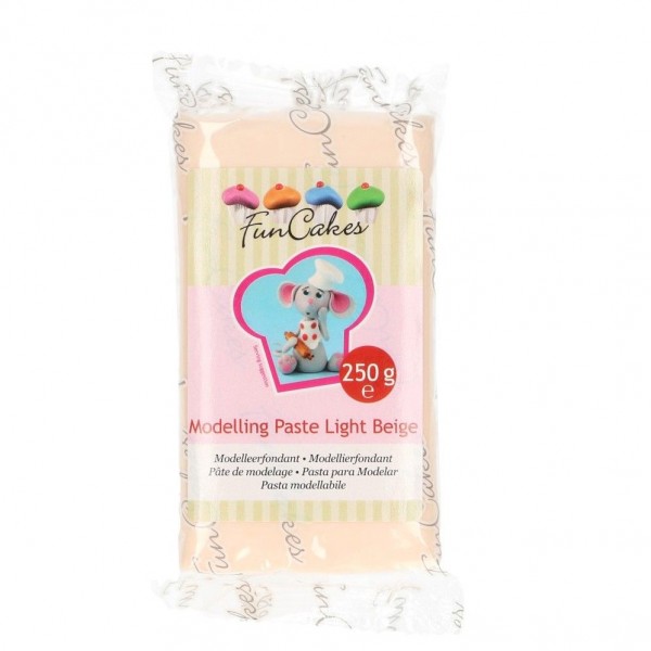 Modellierfondant helles beige (hautfarbe) 250g
