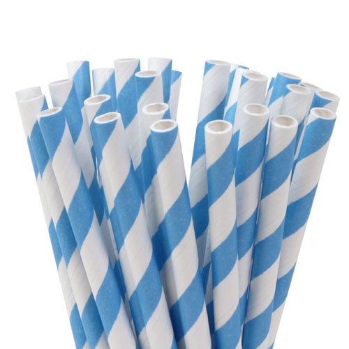 Lollipop Sticks gestreift blau