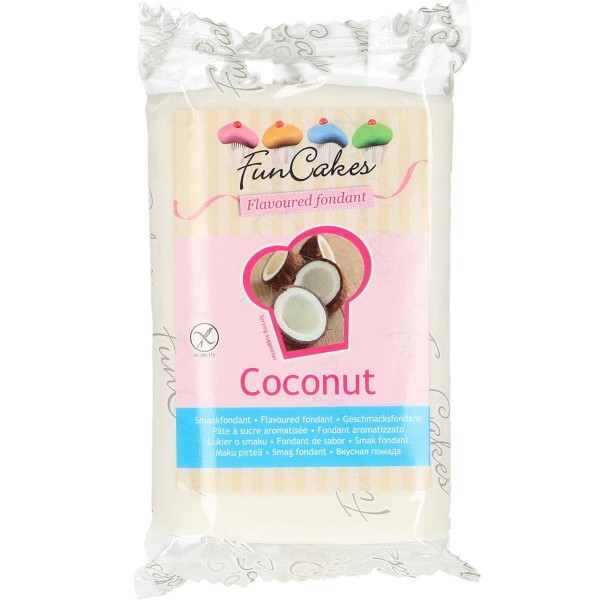 FunCakes Fondant mit Kokosgeschmack 250 g - NEU -