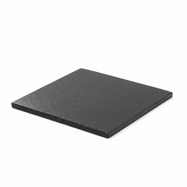 Cake Board schwarz 25 x 25 x H 1,2 cm