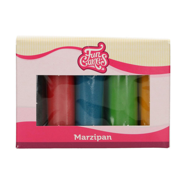 FunCakes Marzipan Multipack Grundfarben 5 x 100g