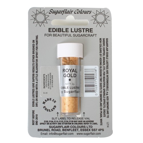 Glanz-Puderfarbe royal gold