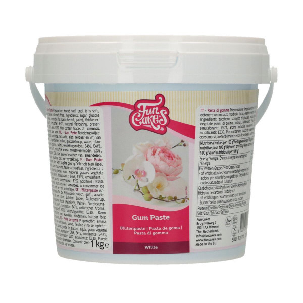 Blütenpaste / Gum Paste weiß 1 kg
