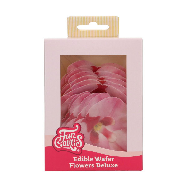 FunCakes Essbare Papierblumen Deluxe Orchidee Rosa Mittel pk/10