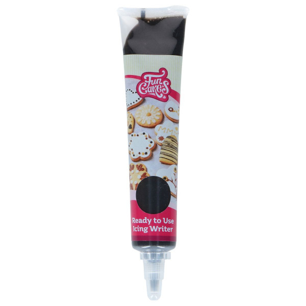 FunCakes Ready to Use Icing Writer Dark Choco Flavour 25g