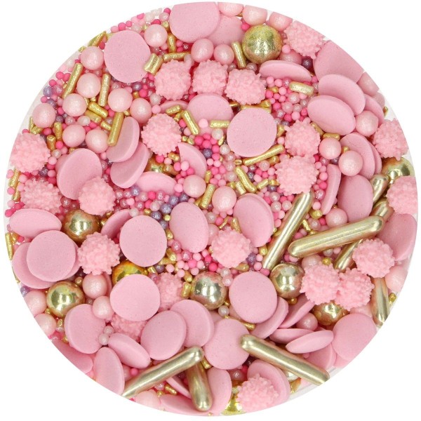 FunCakes Sprinkle Medley - Glamour Pink - 65g