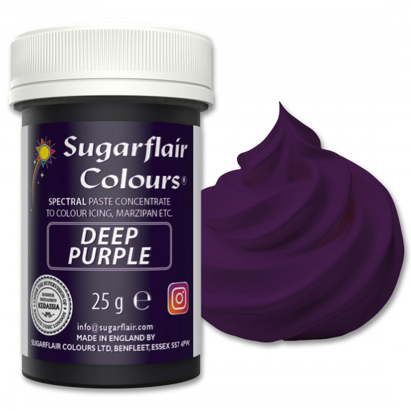 Sugarflair Paste Colour DEEP PURPLE, 25g