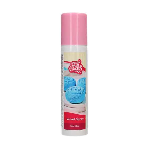 FunCakes FunColours Velvet Spray -Sky Blue- 100ml