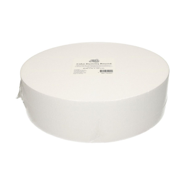Styropor Torten-Dummy rund 30 cm, 10 cm hoch