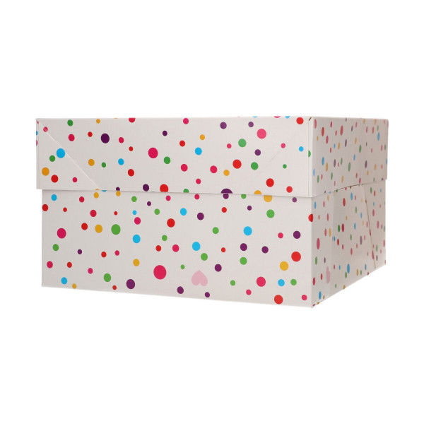 FunCakes Tortenbox Konfetti - 25x25x15cm pk/1