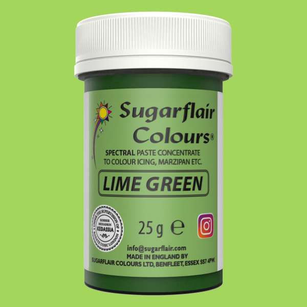 Sugarflair Paste Colour LIME GREEN 25g