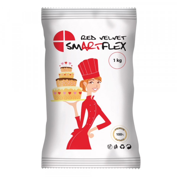 Smartflex Fondant Rot Velvet 1kg