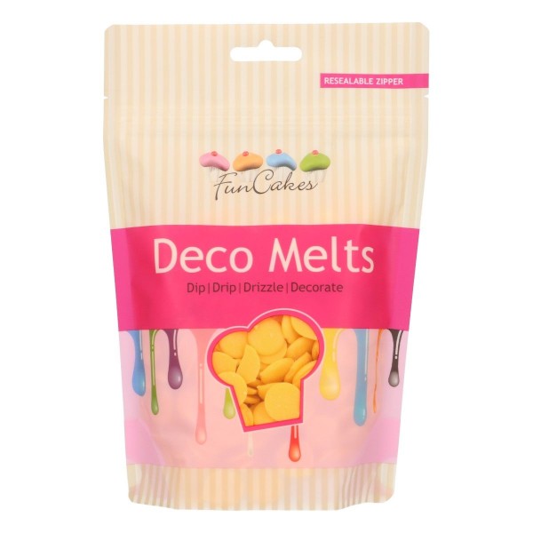 FunCakes Deko Melts gelb 250g