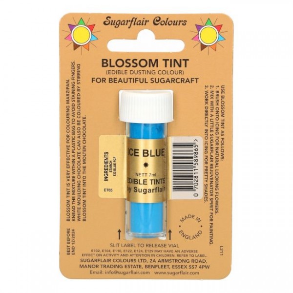 Sugarflair Dusting Colour ICE BLUE, 7ml