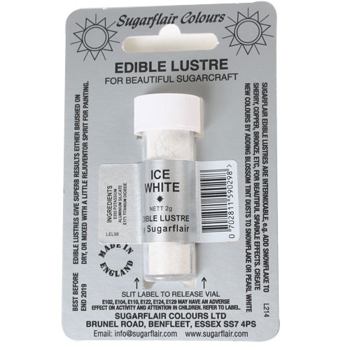 Glanz-Puderfarbe Ice white