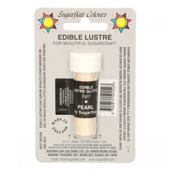 Edible Lustre Glitter Pearl