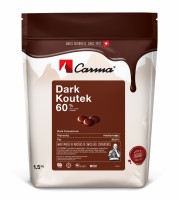 Carma Kuvertüre Dunkel - Dark Koutek 60% - 200g Beutel - NEU - Carma Kuvertüre Dunkel - Dark Koutek 60% - 200g Beutel - NEU -
