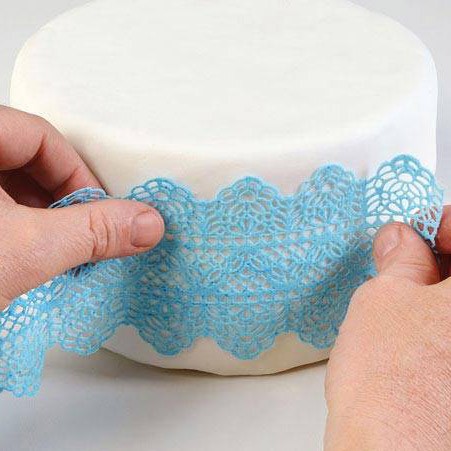 Essbare Spitze/Lace Form aus Silikon - Dentelle
