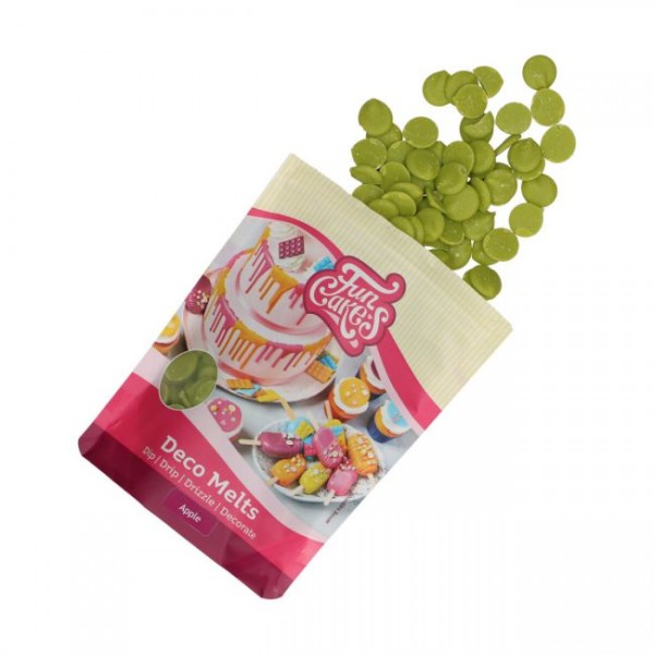 FunCakes Deko Melts mit Grüner Apfel-Geschmack 250g